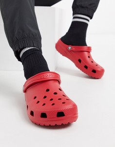 Красные сандалии Crocs-Красный