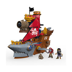 Игровой набор Imaginext Пиратский корабль "Акула" Mattel