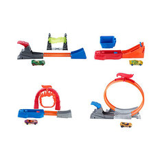 Конструктор Трасс Hot Wheels Огненный прыжок Mattel