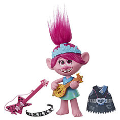 Кукла Trolls World Tour Поющая Розочка, 33 см Hasbro