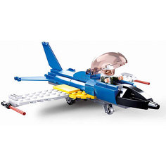 Конструктор Sluban "Авиация" Учебный самолёт, 116 деталей