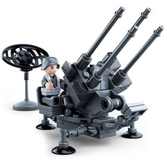 Конструктор Sluban "Армия" Зенитная установка, 96 деталей