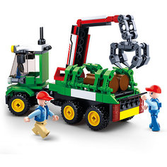 Конструктор Sluban "Ферма" Добыча древесины, 209 деталей