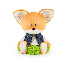 Мягкая игрушка Budi Basa Лисичка Лика в юбке и безрукавке, 15 см