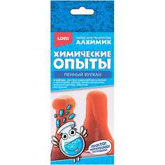 Химические опыты Lori Пенный вулкан. Красный