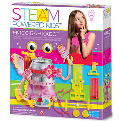 Набор для конструирования 4M Steam Powered Kids Мисс Банкабот