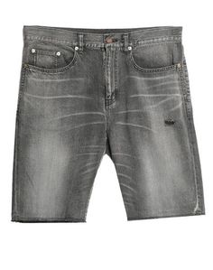 Джинсовые бермуды Saint Laurent