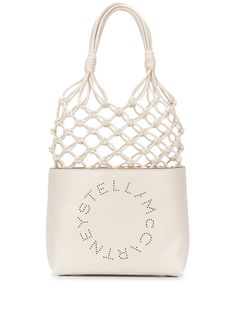 Stella McCartney плетеная сумка Stella Logo