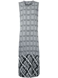Comme Des Garçons Pre-Owned платье с панелями в клетку