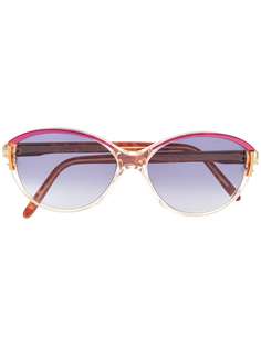 Yves Saint Laurent Pre-Owned солнцезащитные очки 1970-х годов в круглой оправе