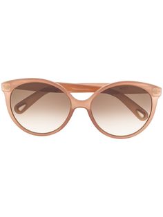 Chloé Eyewear солнцезащитные очки в круглой оправе
