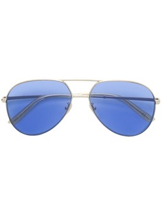 Gucci Eyewear затемненные солнцезащитные очки-авиаторы