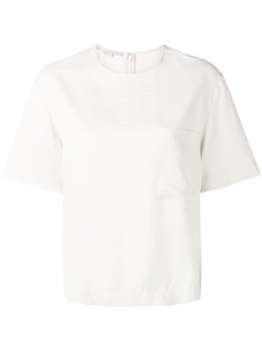 Stella McCartney топ с эффектом змеиной кожи