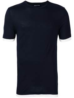 Neil Barrett футболка с контрастной отделкой