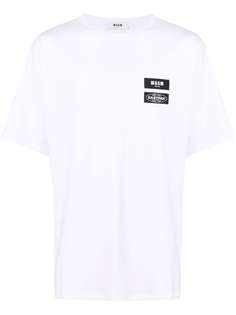 MSGM футболка с логотипом