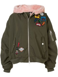 Haculla Aberrant patch bomber jacket