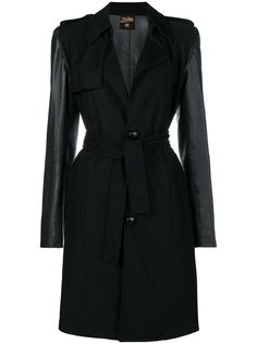 Jean Paul Gaultier Pre-Owned пальто с поясом на талии