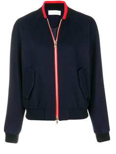 Victoria Victoria Beckham contrast bomber jacket