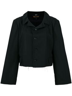 Comme Des Garçons Pre-Owned укороченная куртка с оборками