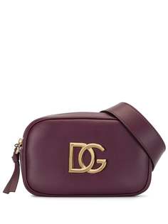 Dolce & Gabbana поясная сумка с металлическим логотипом