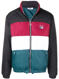 Fila пуховик в полоску