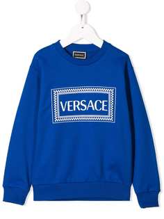 Young Versace толстовка с контрастным логотипом