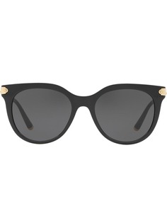 Dolce & Gabbana Eyewear затемненные солнцезащитные очки в округлой оправе