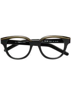 Fendi Pre-Owned очки в круглой оправе