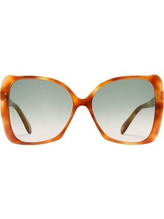 Gucci Eyewear солнцезащитные очки в массивной квадратной оправе