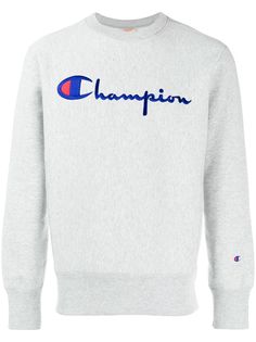 Champion толстовка с вышитым логотипом