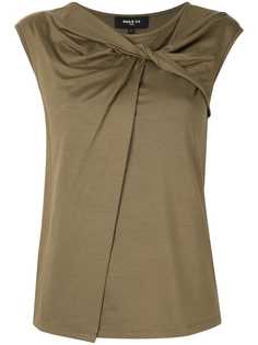 Paule Ka приталенный топ без рукавов