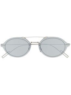 Dior Eyewear солнцезащитные очки в овальной оправе