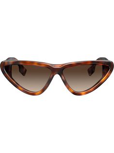 Burberry Eyewear солнцезащитные очки в оправе кошачий глаз