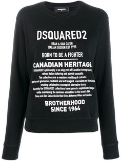 Dsquared2 свитер с принтом