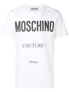 Moschino футболка с логотипом