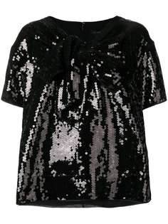 Marc Jacobs sequined v-neck T-shirt