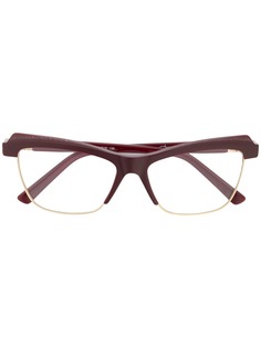 Cazal cat-eye shaped glasses