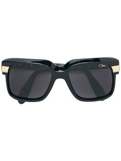 Cazal солнцезащитные очки в квадратной оправе с металлическими деталями
