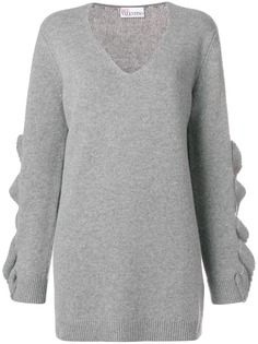 RedValentino ruffled appliqué jumper
