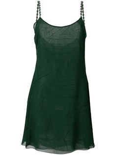 Giorgio Armani Pre-Owned текстурный расклешенный топ на бретельках