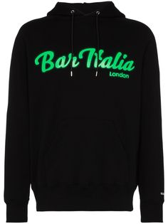 Sacai худи с принтом Bar Italia