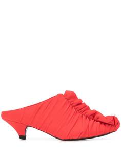 Proenza Schouler туфли со сборками на среднем каблуке
