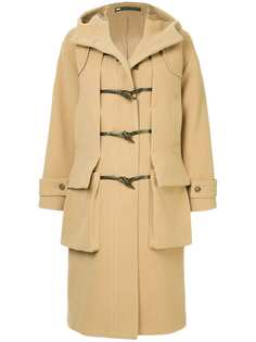 Muller Of Yoshiokubo duffle fitted midi coat