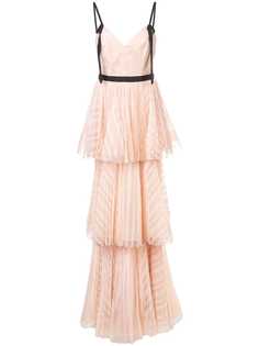 Marchesa Notte длинное платье в стиле ампир