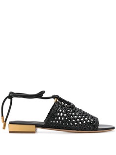 Salvatore Ferragamo сандалии с декором Gancio
