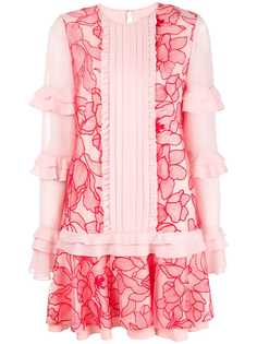 Three Floor floral printed dress