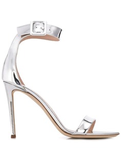 Giuseppe Zanotti босоножки с блеском металлик