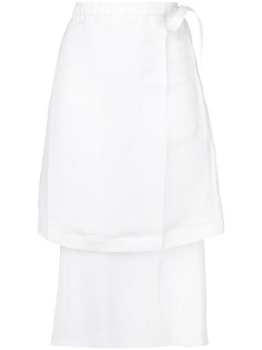 Helmut Lang многослойная юбка