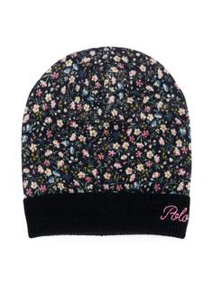 Ralph Lauren Kids floral-print beanie