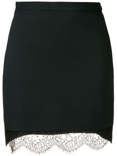 Dsquared2 мини-юбка с кружевной отделкой